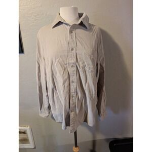 Banana Republic Corduroy button down cream size L